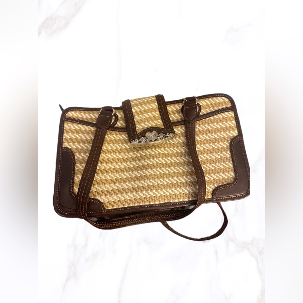 Vintage Brighton Straw Woven Handbag